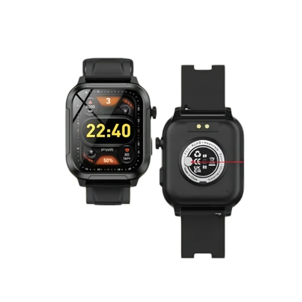 Geeoo W11 Bluetooth Calling Smart watch – Black - Image 2