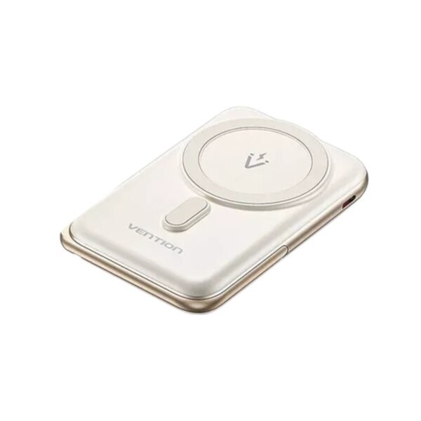 VENTION FHNW0 20W 10000mAh Magnetic Wireless Power Bank – White - Image 2