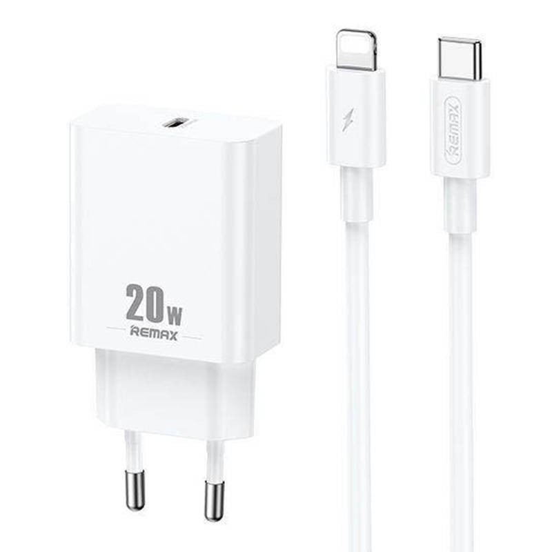 Remax RP-U5 20W with USB-C Port and Lightning Charger Cable - Image 2