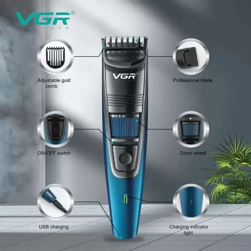 VGR V-052 Trimmer Hair Clipper & Beard Trimmer - Image 2